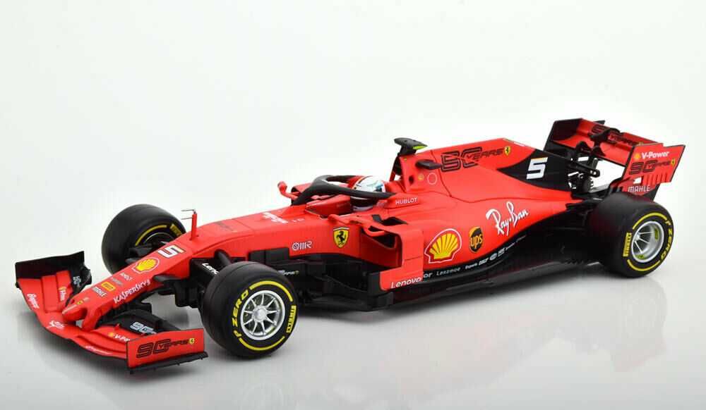 1/18 ferrari sf90 vettel 2019 (bburago) fórmula 1