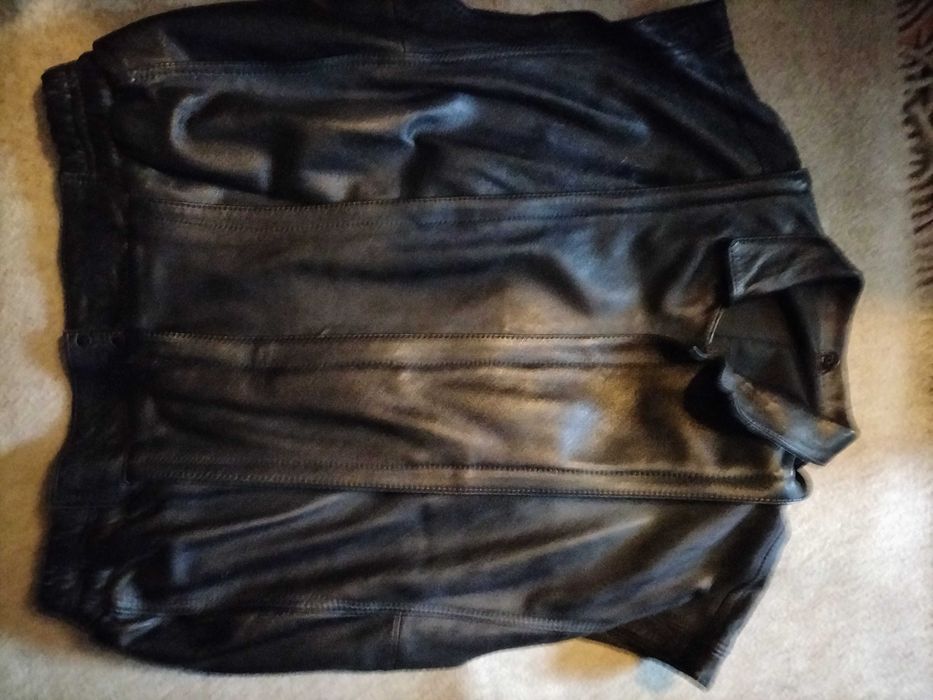 kurtka skórzana męska z odpinanymi rekawami