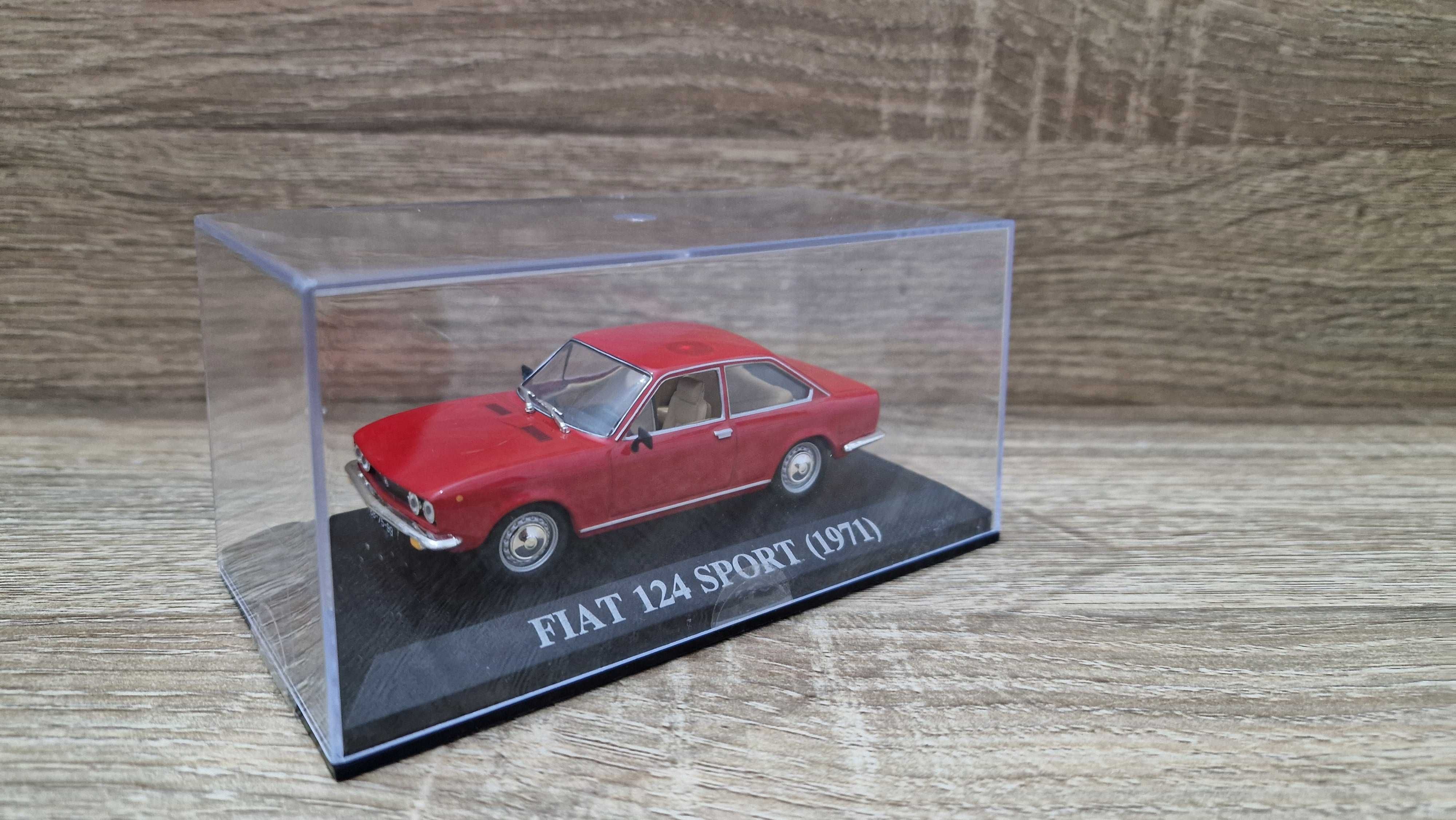 Miniatura Coleção Fiat 124 Sport 1971