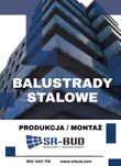 Balustrady balkonowe -szklane, ze stali czarnej i nierdzewnej