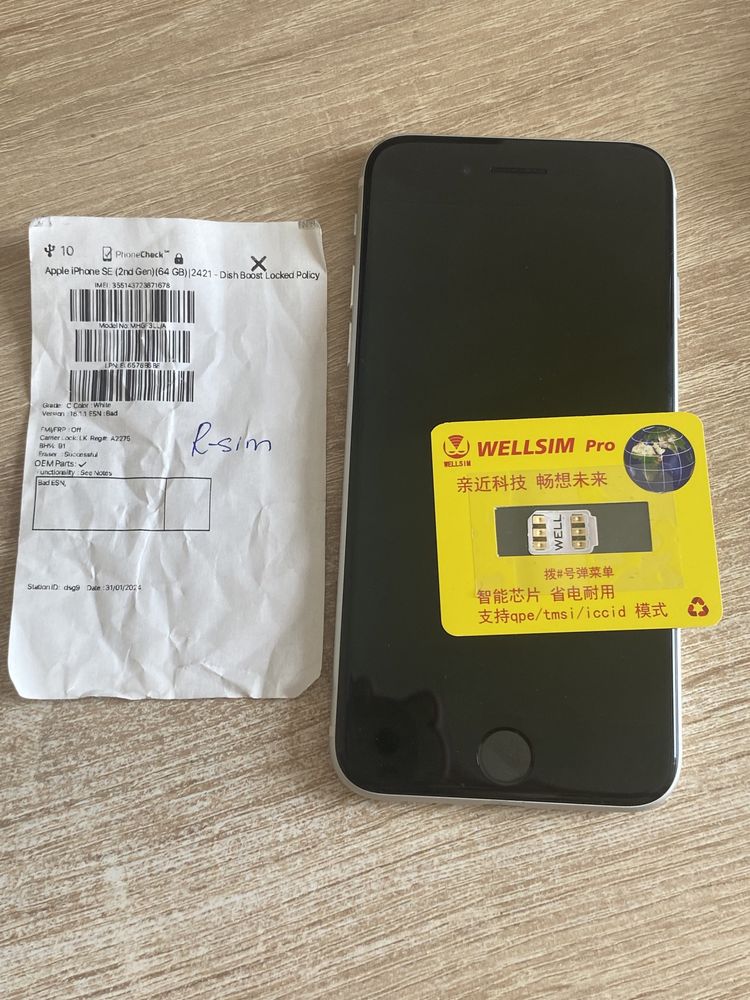 iPhone se 2 2020 64gb rsim (опис!)