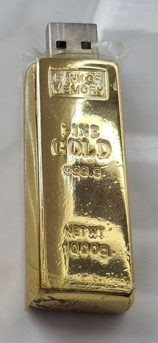 # NOWY pendrive Kolekcjonerski ZŁOTA SZTABKA patrz UNIKAT