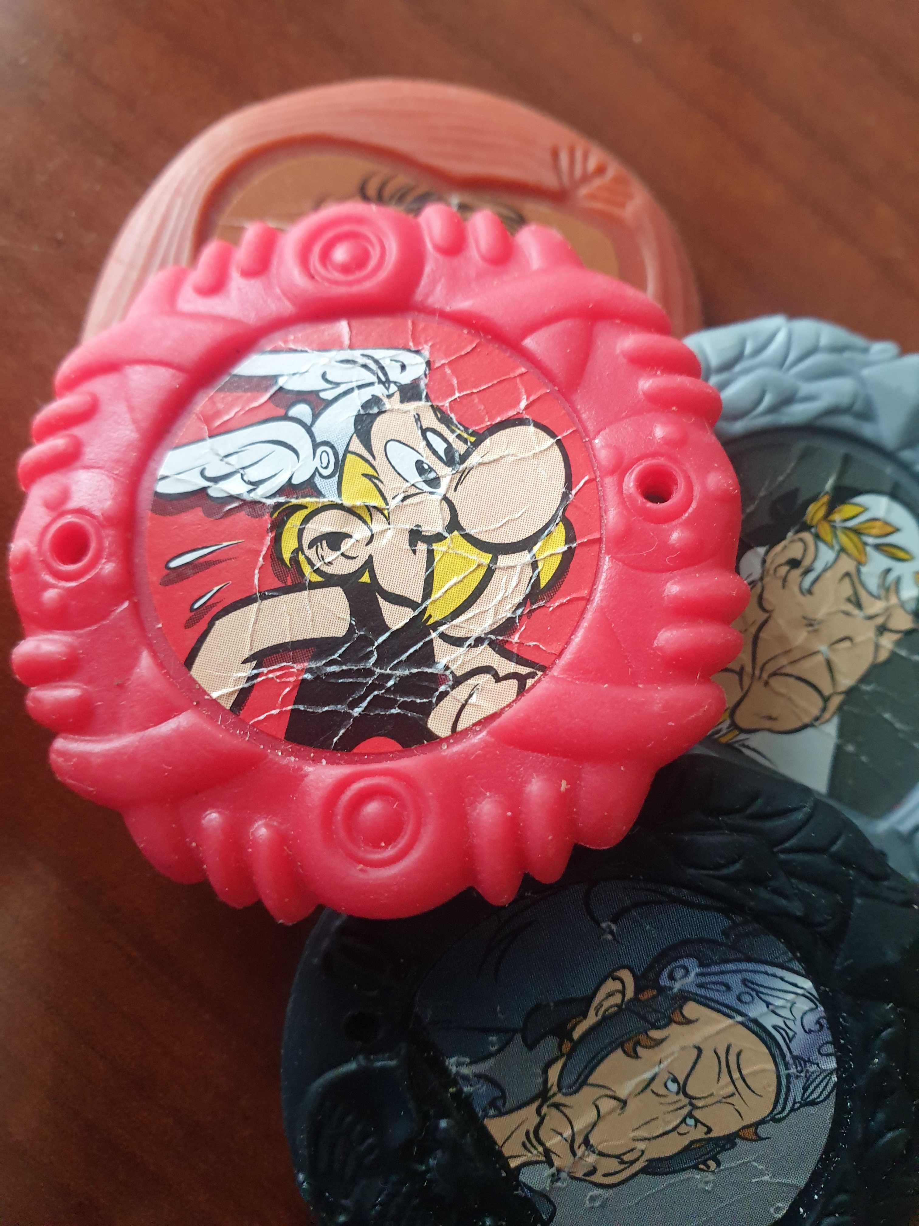 Tazo Żetony Gumowe Asterix i Obelix Nestle 4 sztuki