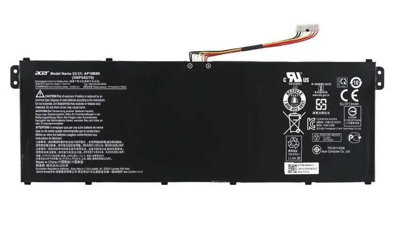 Оригінальна батарея AP19B8K 11.25V 3831mAh 43.08W ноутбука Acer Aspire
