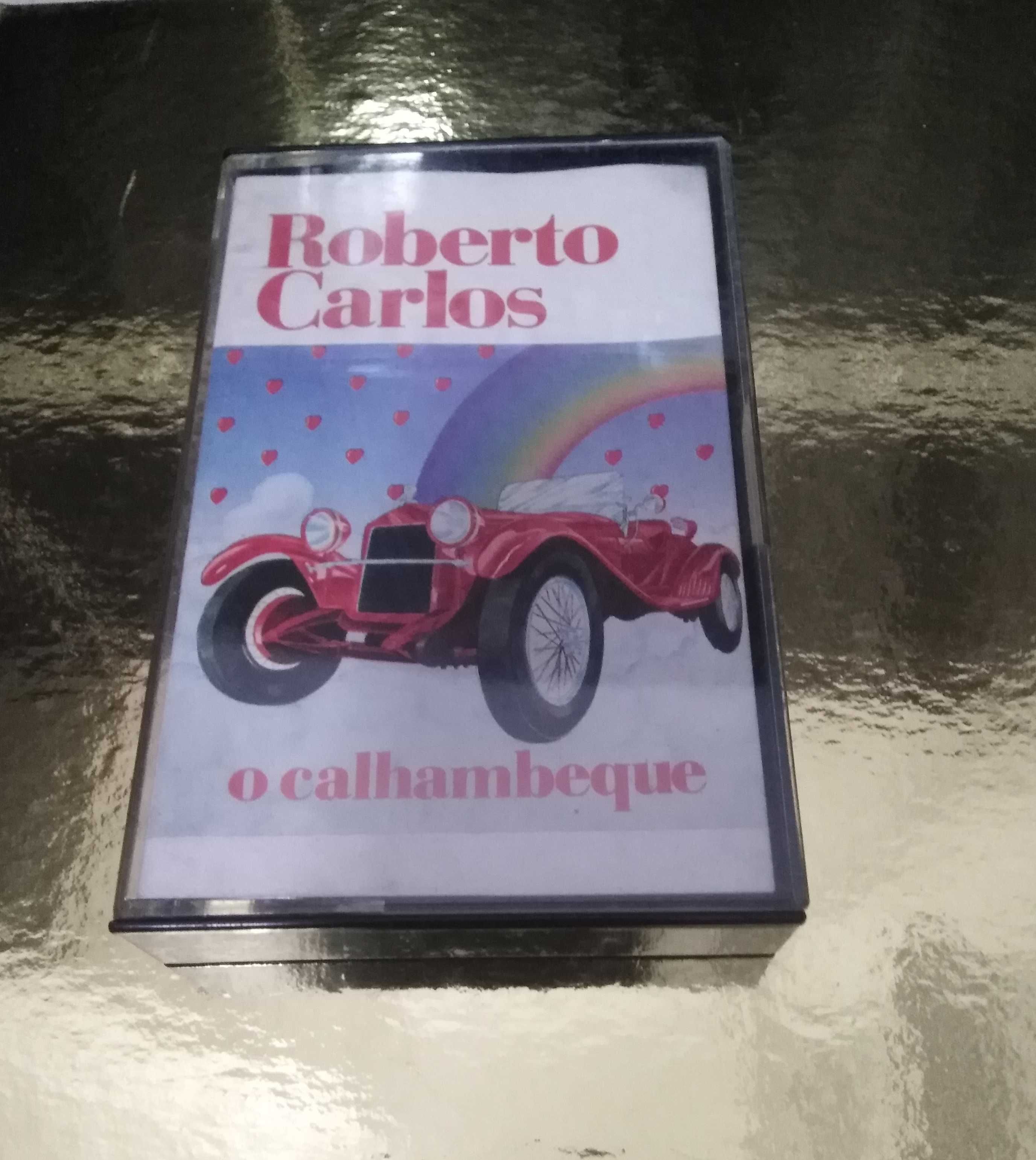 Conjunto de 2 cassetes/k7s Roberto Carlos.
