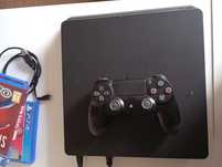 PS4 1tb 3 jogos 1 comando