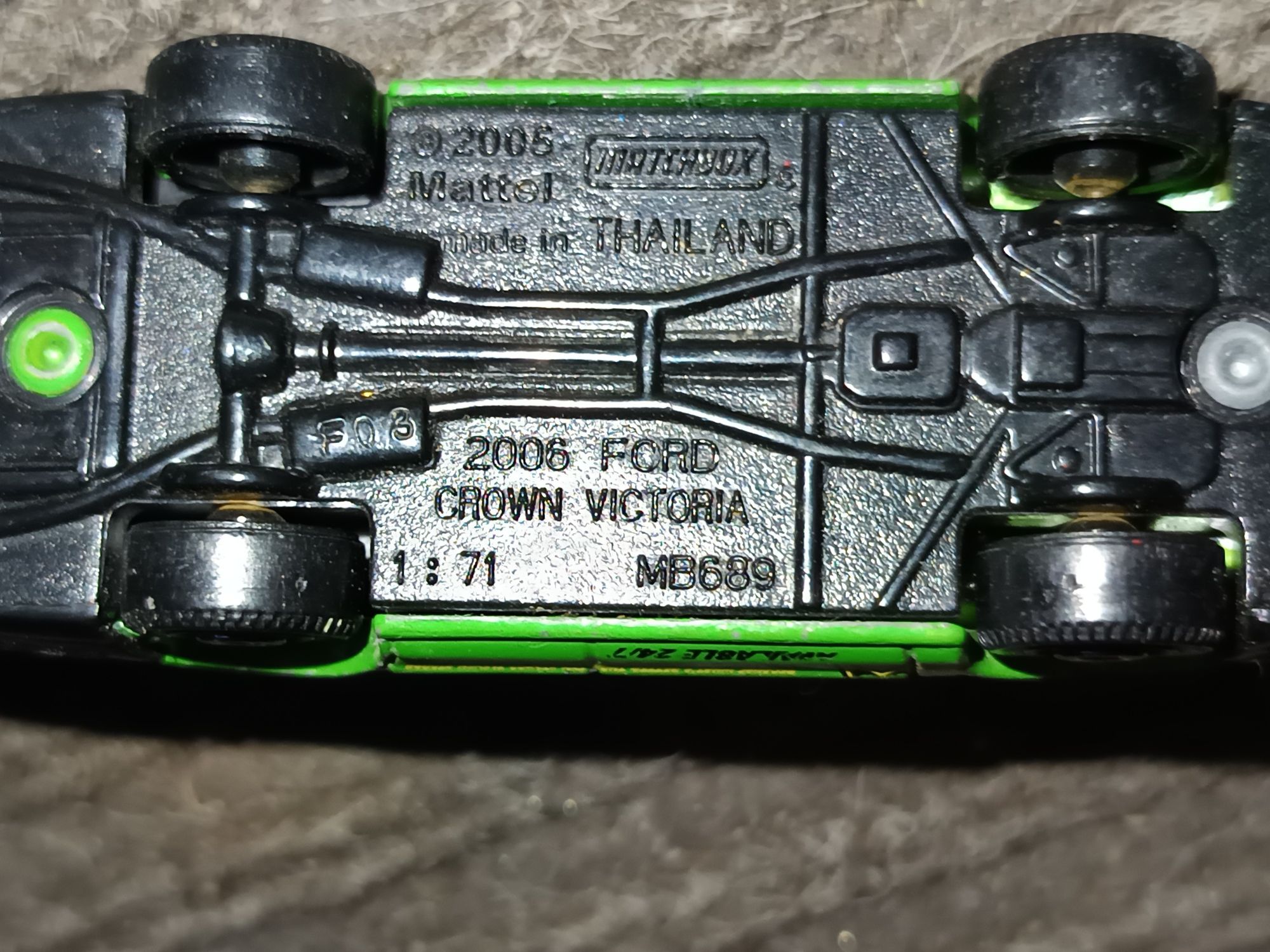 Stary vintage 2006 Matchbox _ Ford Crown Victoria / Eleven Star Taxi