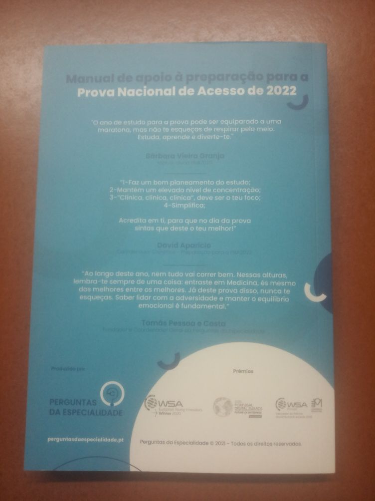 Manual de apoio à preparação para a PNA de 2022