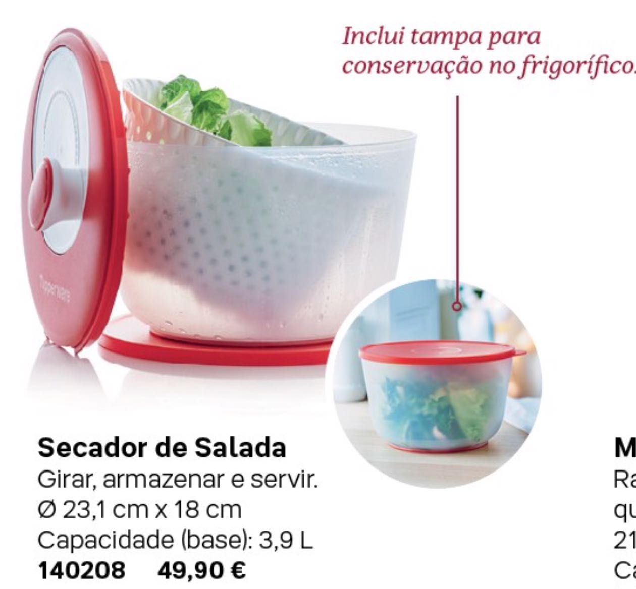 Secador de Salada Tupperware