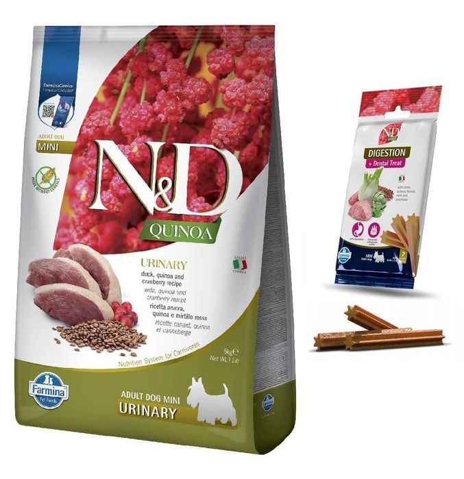 Farmina Dog N&D Quinoa Urinary Adult Mini 5 kg
