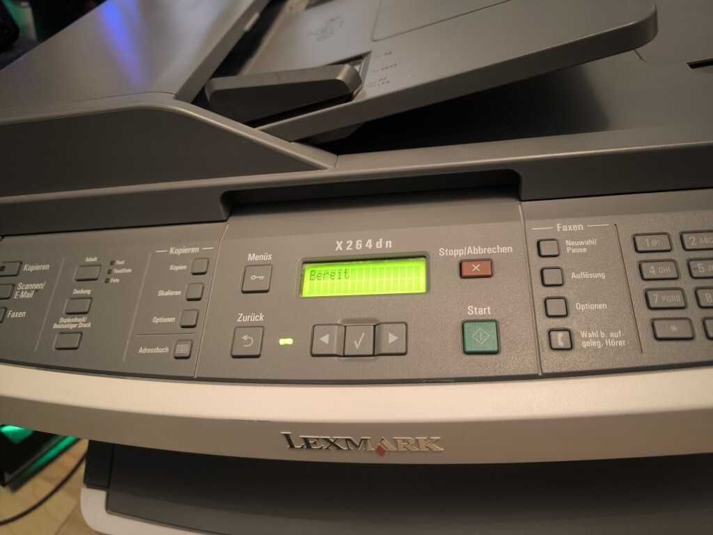 Laserowa drukarka LEXMARK X264DN MONO!