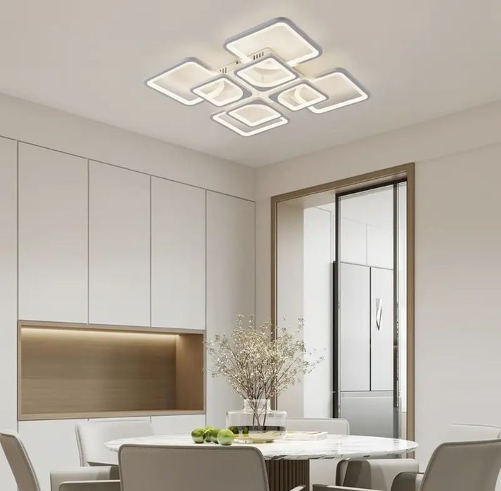 Білий світлодіодний стельовий світильник Led