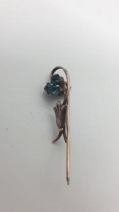 Брошь-булавка серебро 875пр.