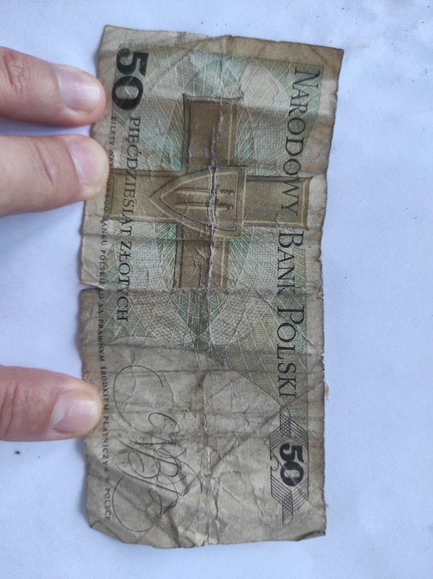 Banknot 50zl 1986