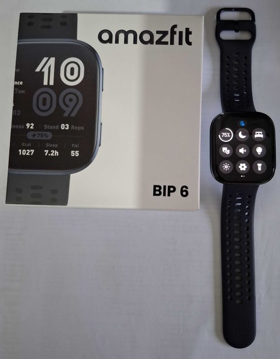 Amazfit Bip 6 como novo com caixa e fatura.