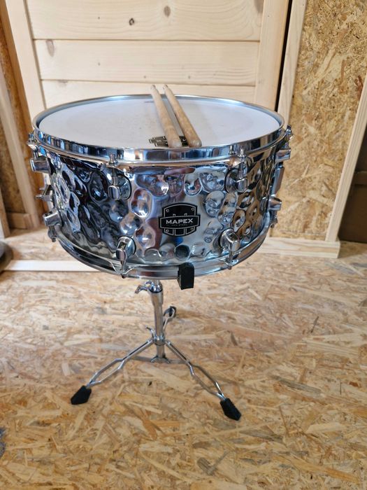 Mapex MPX Steel -nowy!  14x6,5 + statyw do nauki lub wesele