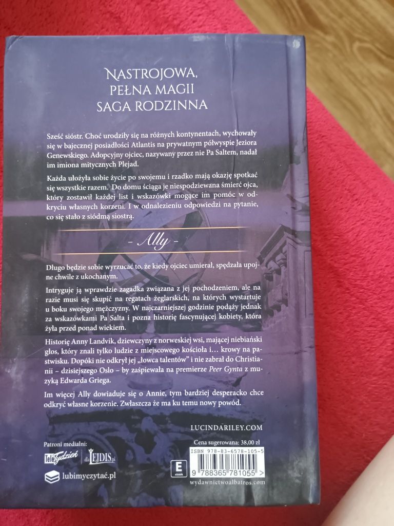 Siostra burzy siedem sióstr Lucinda Riley
