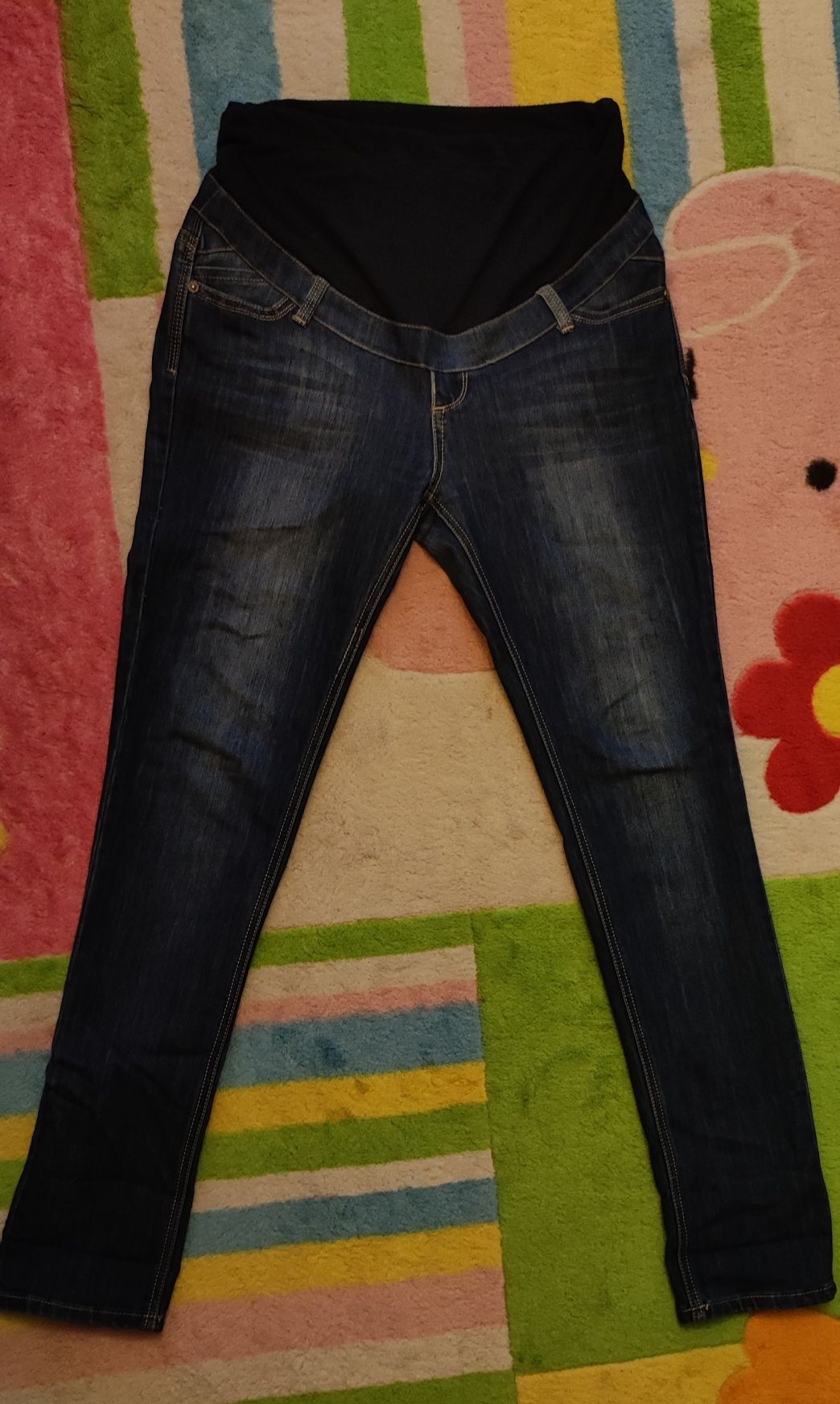 Ciążowe Spodnie jeansowe regulowane roz.42