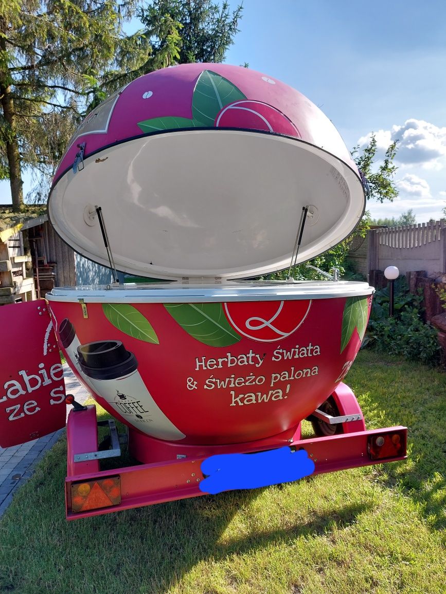 Przyczepa gastronomiczna "kawiarnio-lodziarnia"