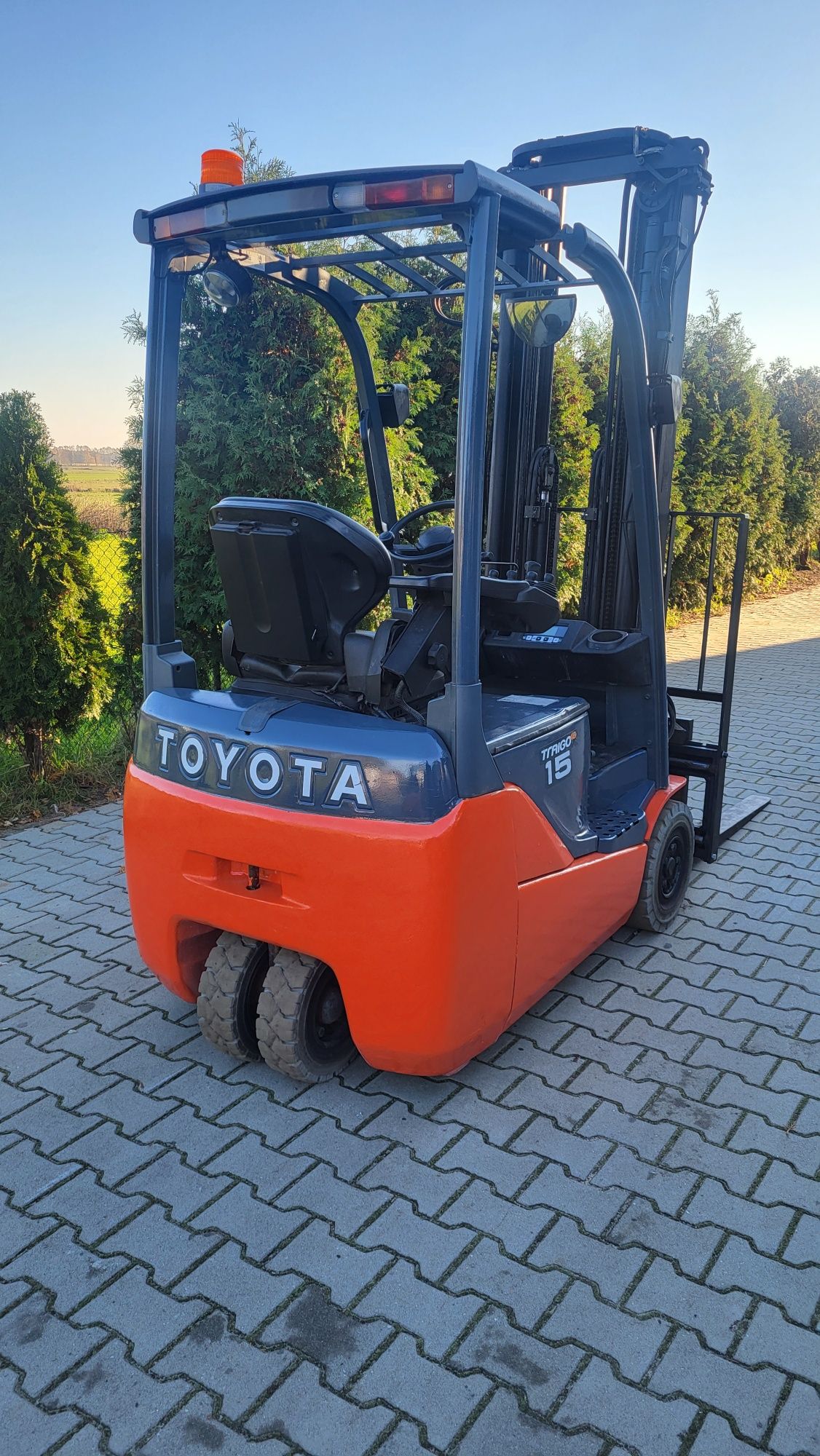 Toyota 8FBET15 Triplex z Polski