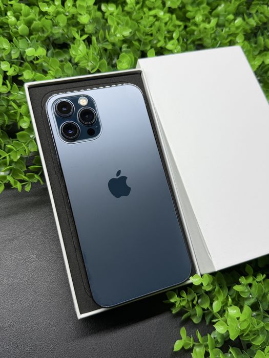 iPhone 12 Pro Max, 256Gb, Pacific Blue (Neverlock) Айфон 12 ПМ, #0615