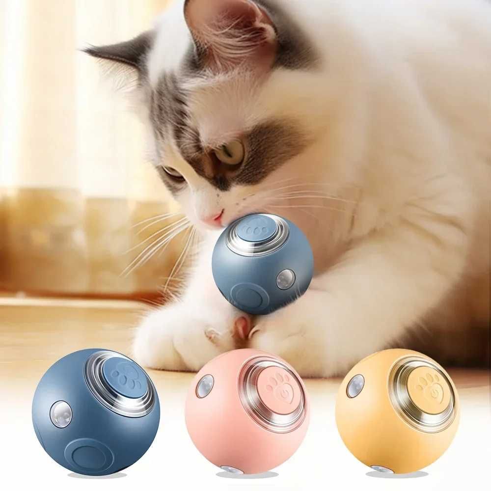 Інтерактивна іграшка для котиків, мʼячик "Smart Rotating Ball"