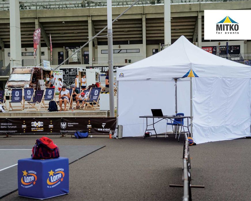 Wynajem namiotów ekspresowych Mitko – rozstaw w 60 sekund!