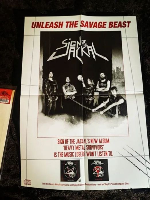 Sign Of The Jackal Heavy Metal Survivors Creme Winyl Limited Edition