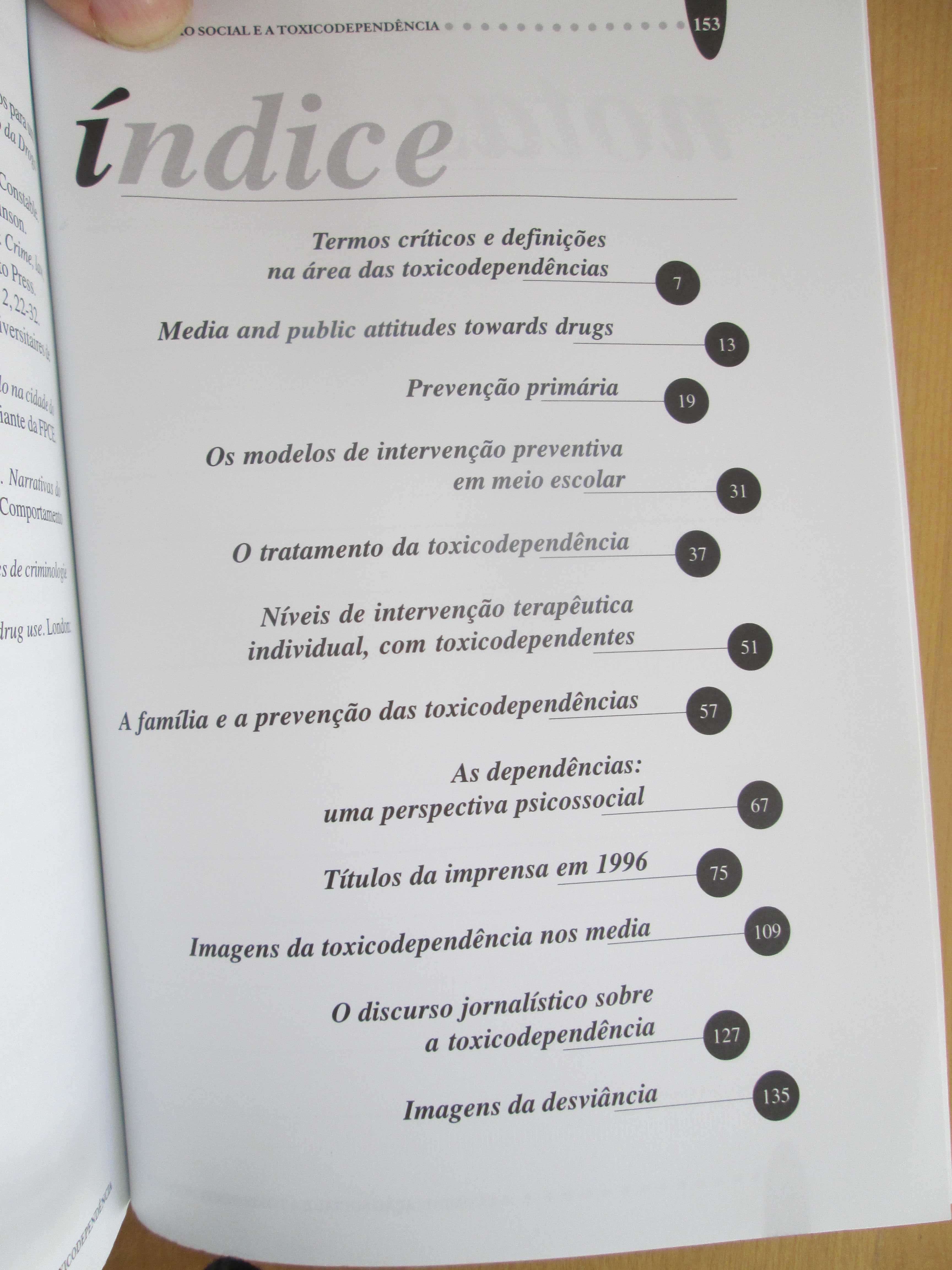 A Comunicação Social e a Toxicodependencia