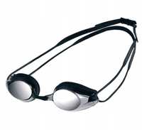 Okulary pływackie dla dorosłych na basen Arena Tracks Mirror Black Smo