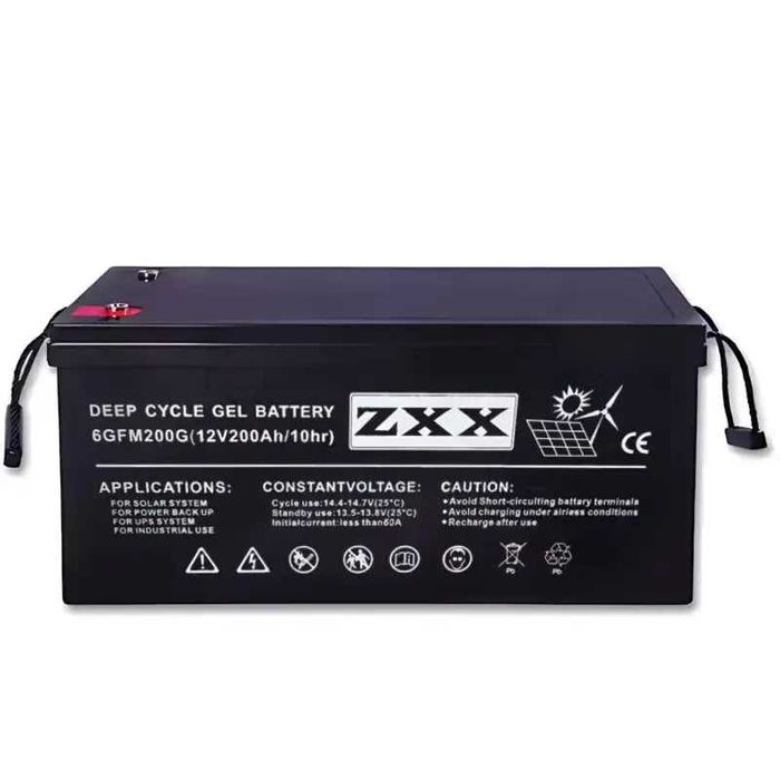 Гелевый аккумулятор 200Aч ZXX 12V АКБ ибп / Гелевий акумулятор ZXX ДБЖ