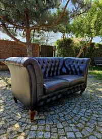 Skórzana sofa Chesterfield