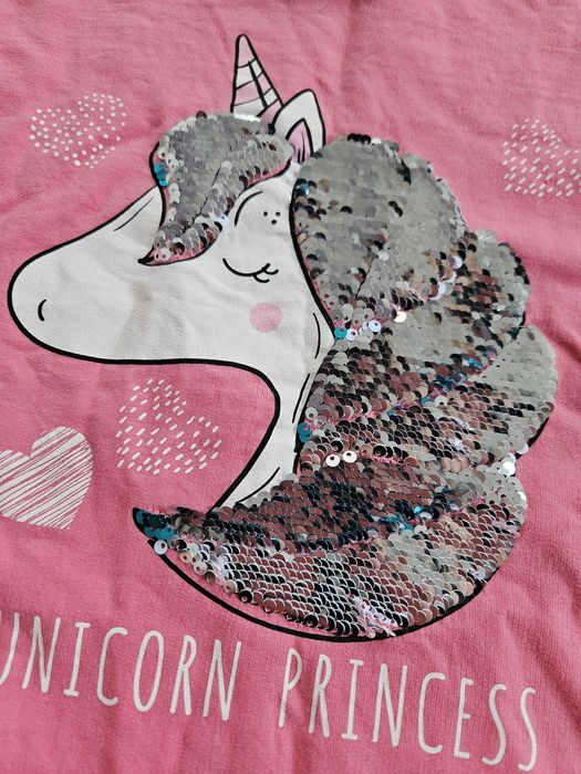 Ciepła sukienka/tunika 134-140