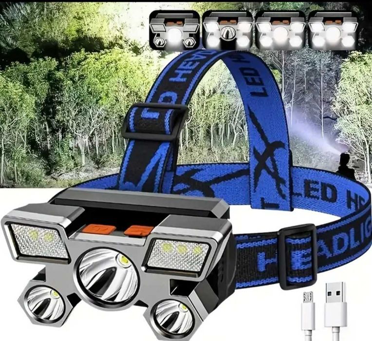 Налобний ліхтар на акумуляторі