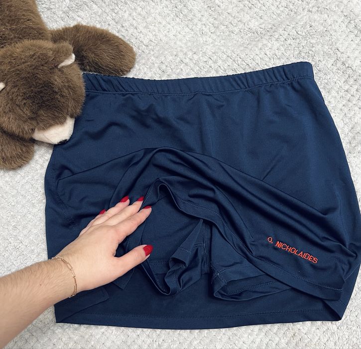 Тенісна юбка/спідниця синя S/Xs