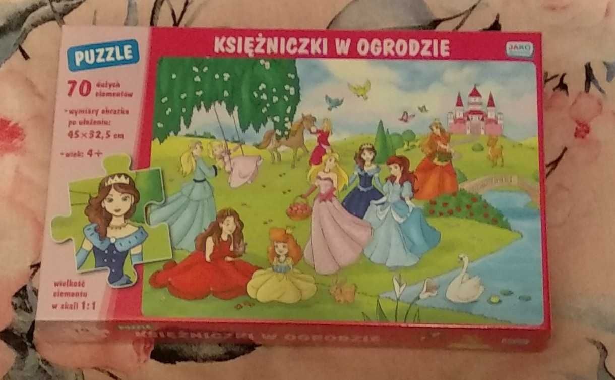 Puzzle księżniczki w ogrodzie