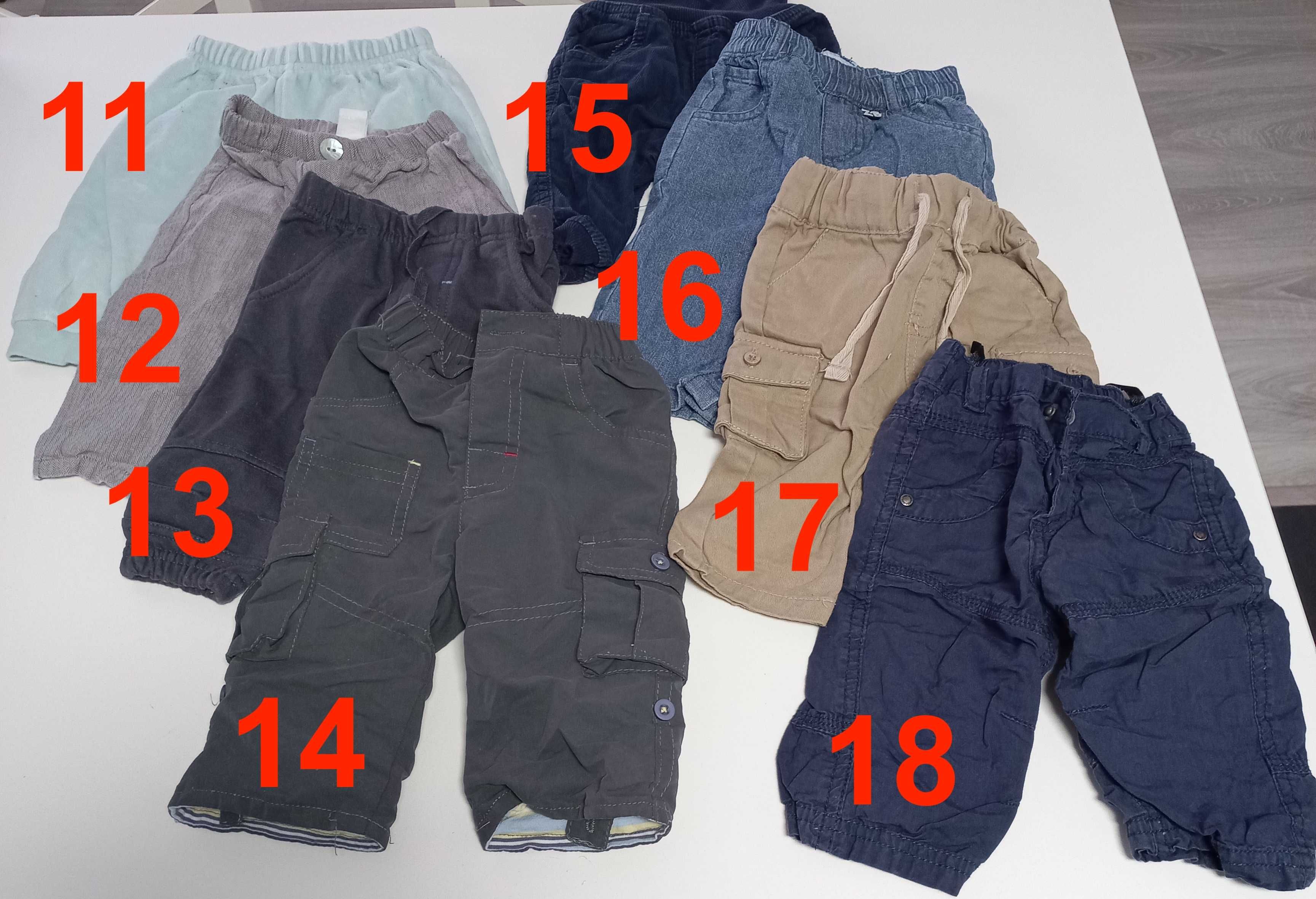 Roupa de bebé - Camisolas, calças, calções,.. (pack 6) (0 e 3 meses)