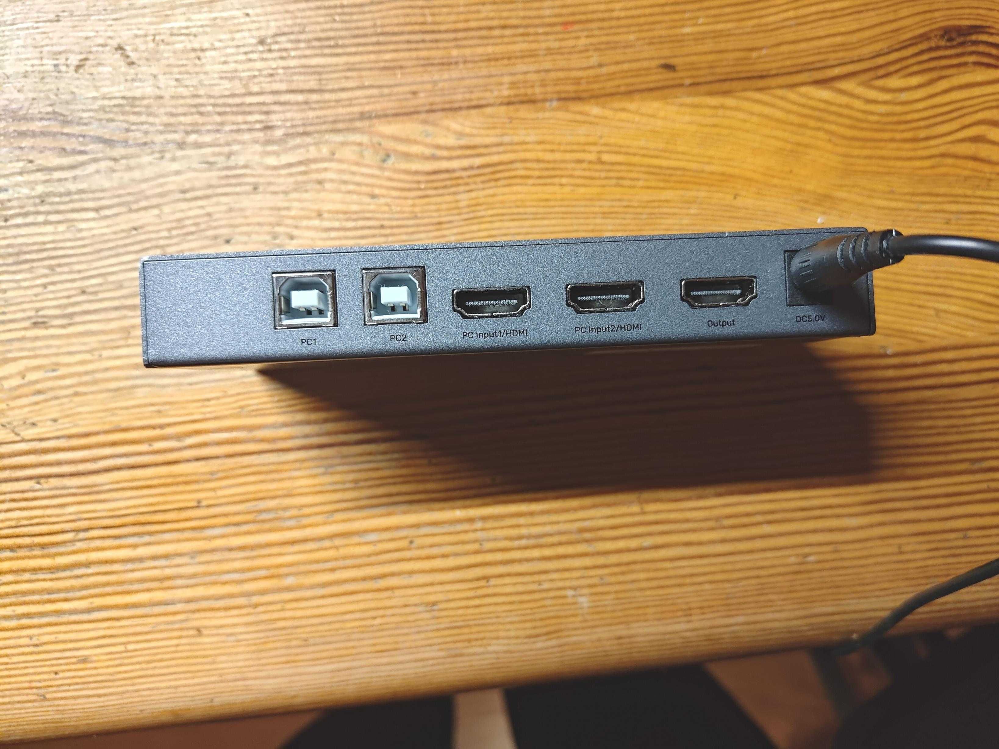 KVM Switch 2x HDMI Unitek V307A  gwarancja do VIII.2025