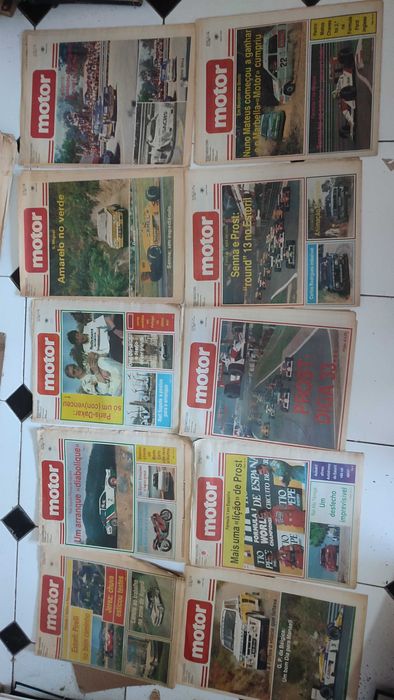 Lote 60 Jornais Motor - Anos 80
