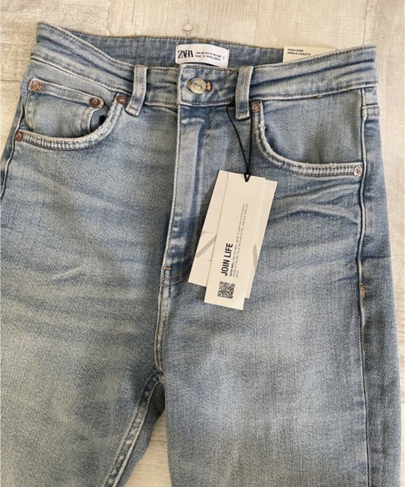 Джинси zara vintage skinny 36 S