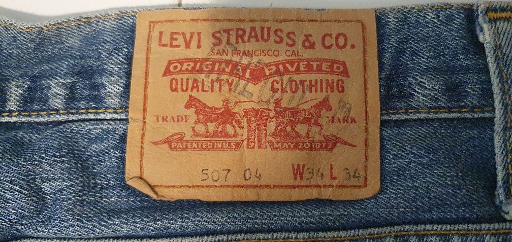 Calças de ganga Levi strauss 507 Boca Larga