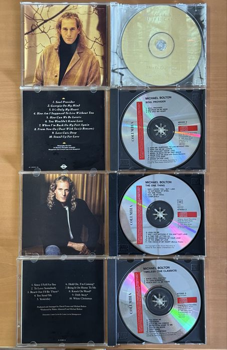 Michael Bolton - 4 Álbuns - CD’s