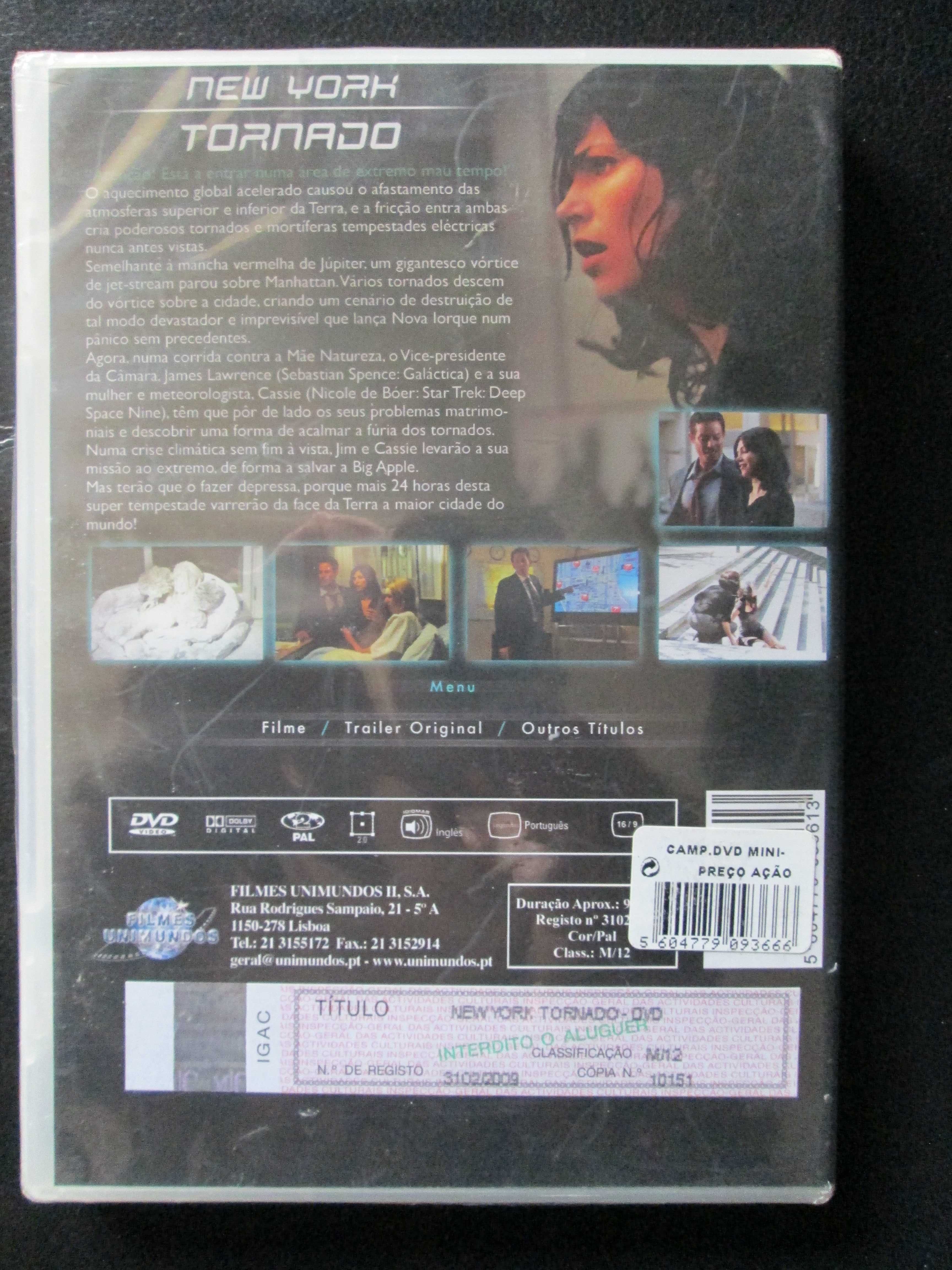 DVD - New York - Tornado, novo, selado