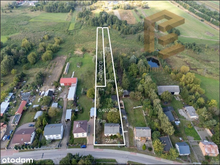 Dom z dużą działką 6100m2