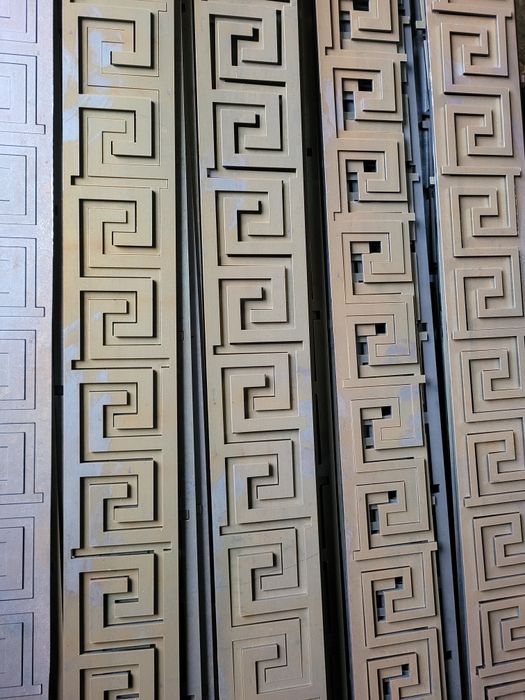 Grecki wzór ogrodzenie wycinanie CNC