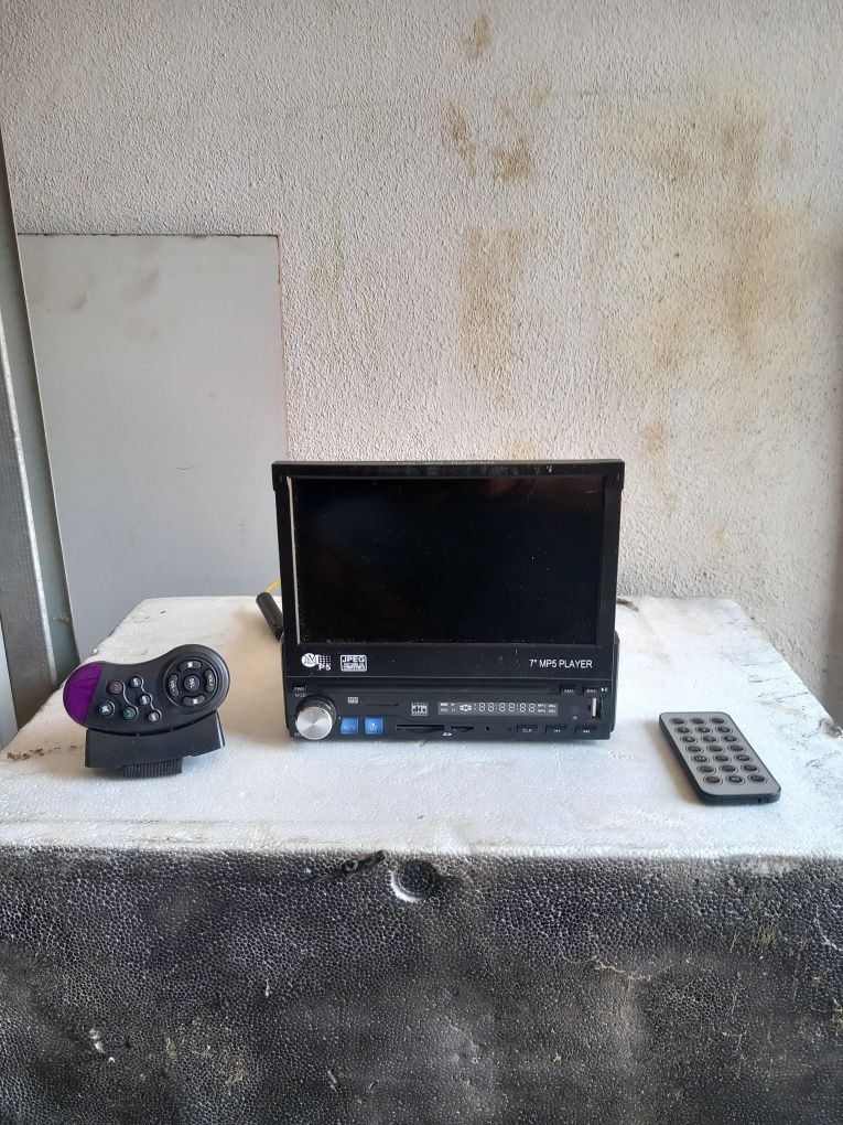 Rádio para carro com ecrã