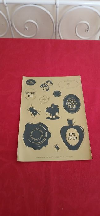 Autocolantes Mulberry 2009, novos