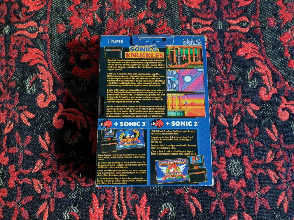 Jogo mega drive Sonic knuckles TOP!