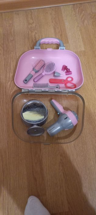 Набір перукаря рожевий дитячий