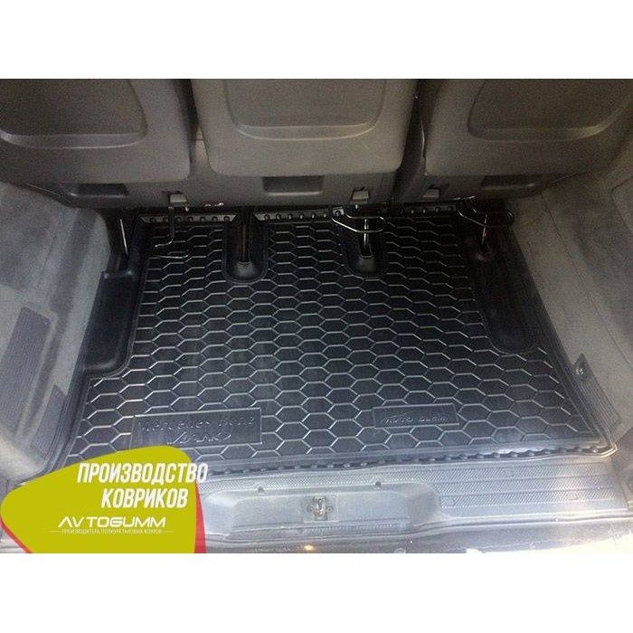 Коврики резиновые черные Mercedes Vito Вито 2004-2014 2-3 ряд вместе